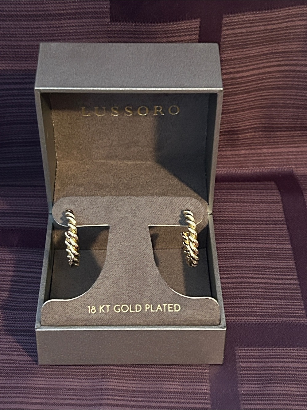 18K Gold Plated Hoop Earrings